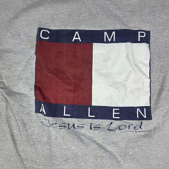 Vintage 1998 Brazos Camp‎ Allen Jesus Is Lord Shirt Tommy Size Large - Picture 9 of 9